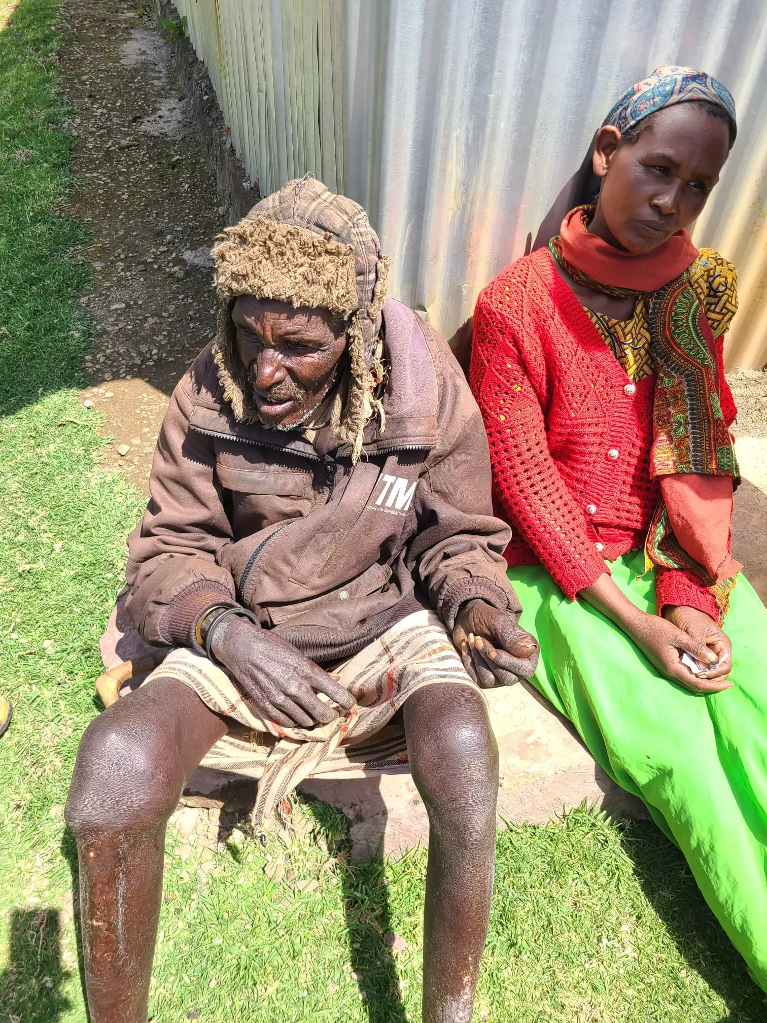 A resident receiving a medical assessment for the first time