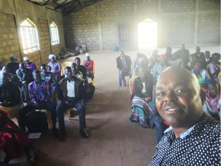 The church building project in Eburru in 2025