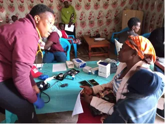A medical camp serving the Eburru community