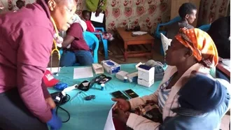 A medical camp serving residents in Eburru