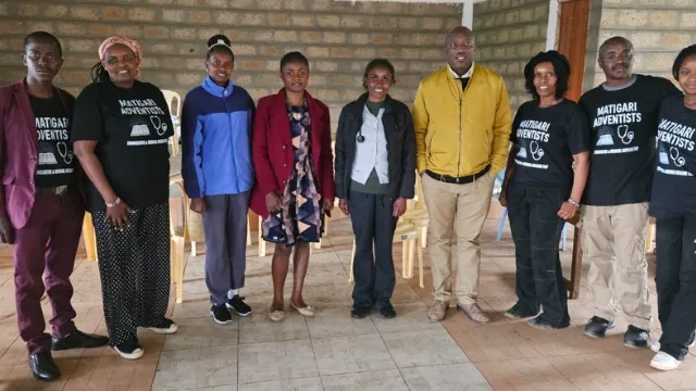 Volunteers serving during the 2025 Eburru mission